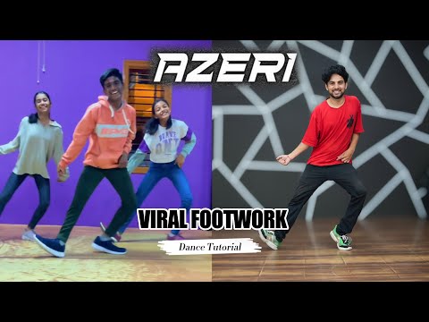 Azeri Trending Dance Tutorial | Viral Footwork | Ajay Poptron Tutorial ...